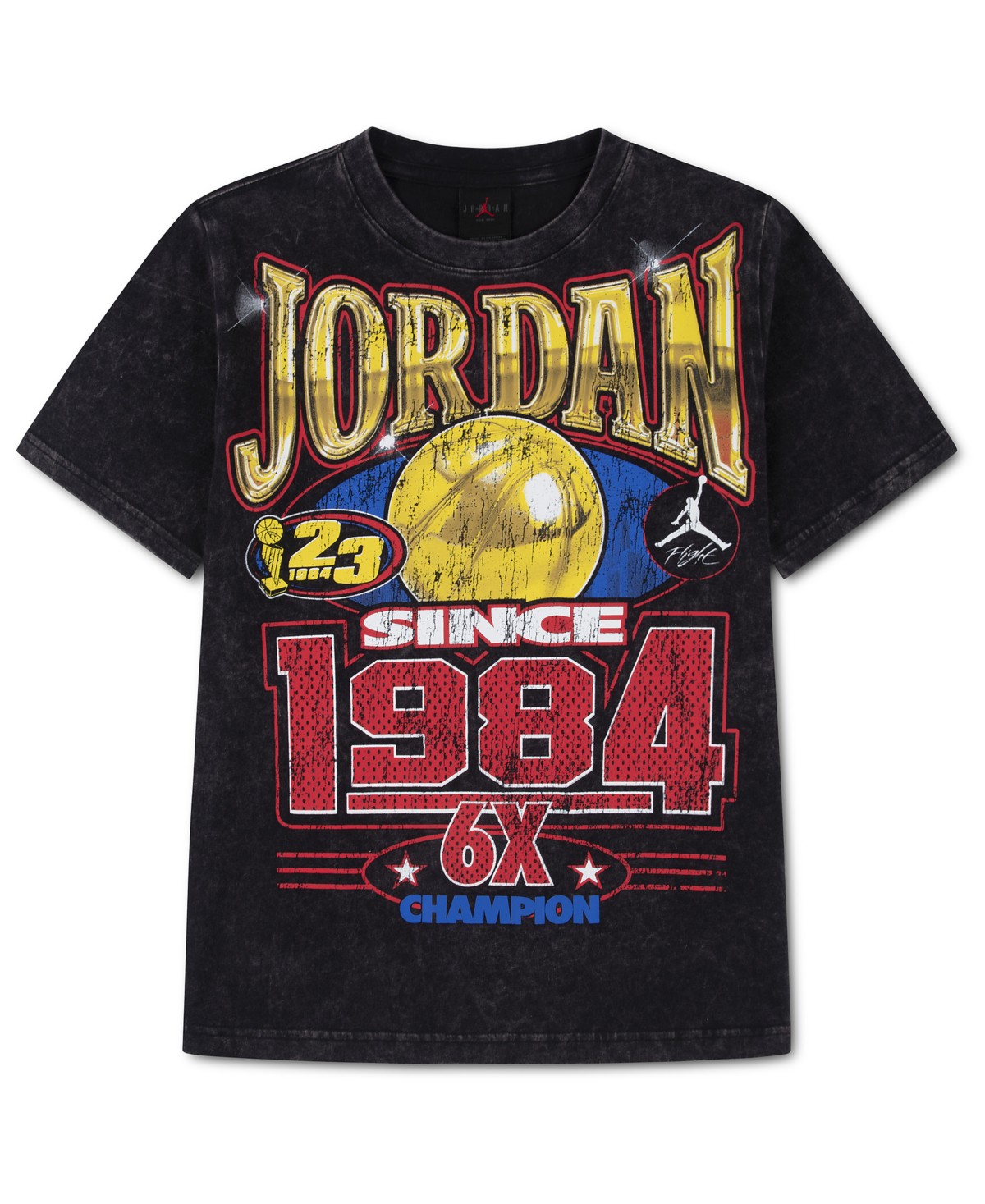 Jordan Boys' 8-20 Gold 6X Since 1984 Graphic Short-Sleeve T-Shirt — фото 1