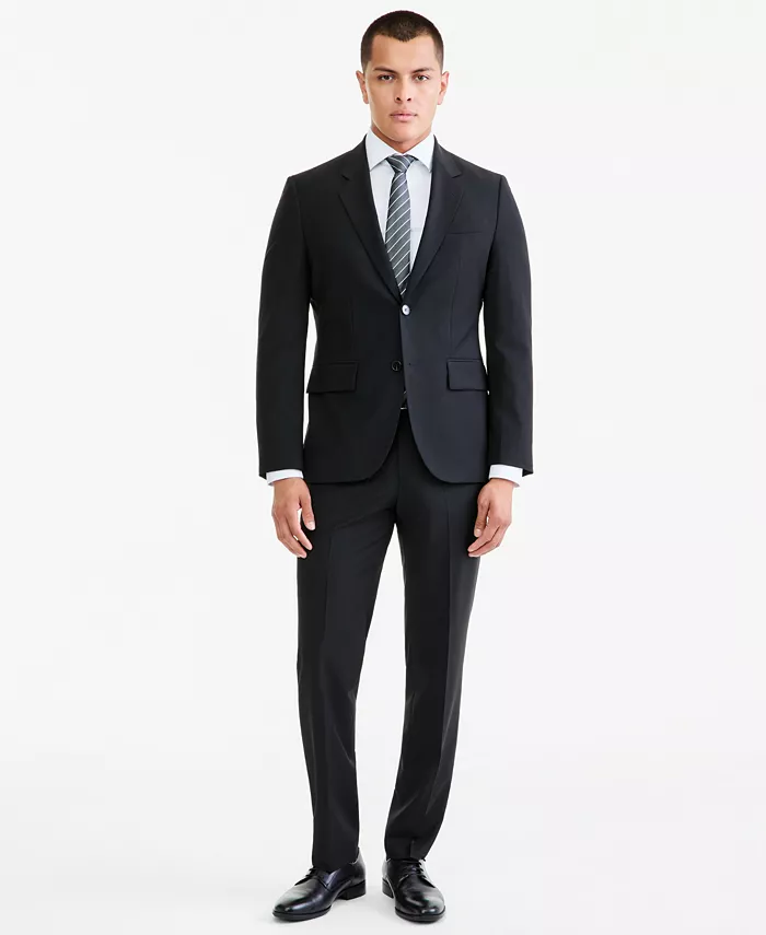 Men's Modern-Fit Wool Blend 2-Piece Suit - thumbnail 7