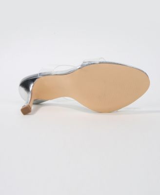Women's Calia Clear Strap Heeled Slides