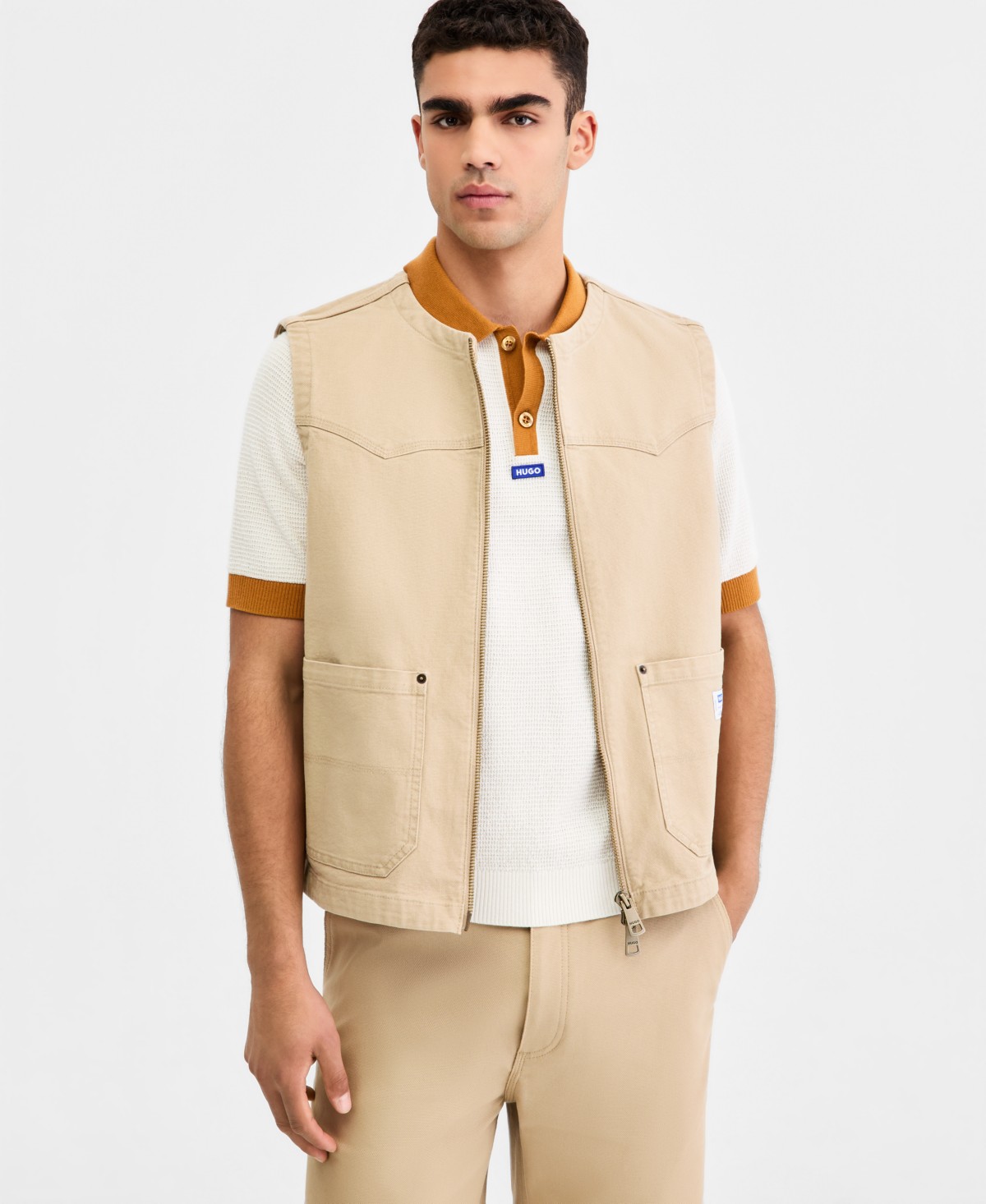 Мужские HUGO by Hugo Boss Men's Bridgeley Vest — фото 1