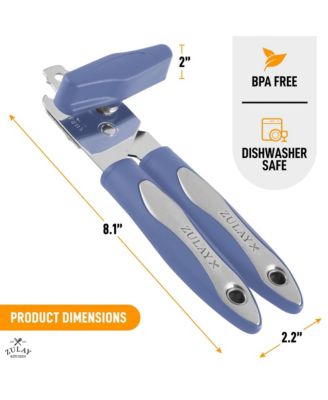 Heavy Duty Can Opener Wide Grip Smooth Edge Cut with Comfortable Grip