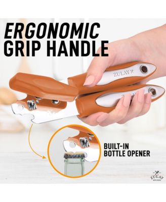 Heavy Duty Can Opener Wide Grip Smooth Edge Cut with Comfortable Grip