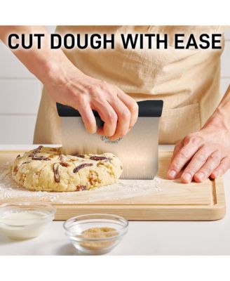 Premium Multi-purpose Stainless Steel Bench Scraper & Chopper