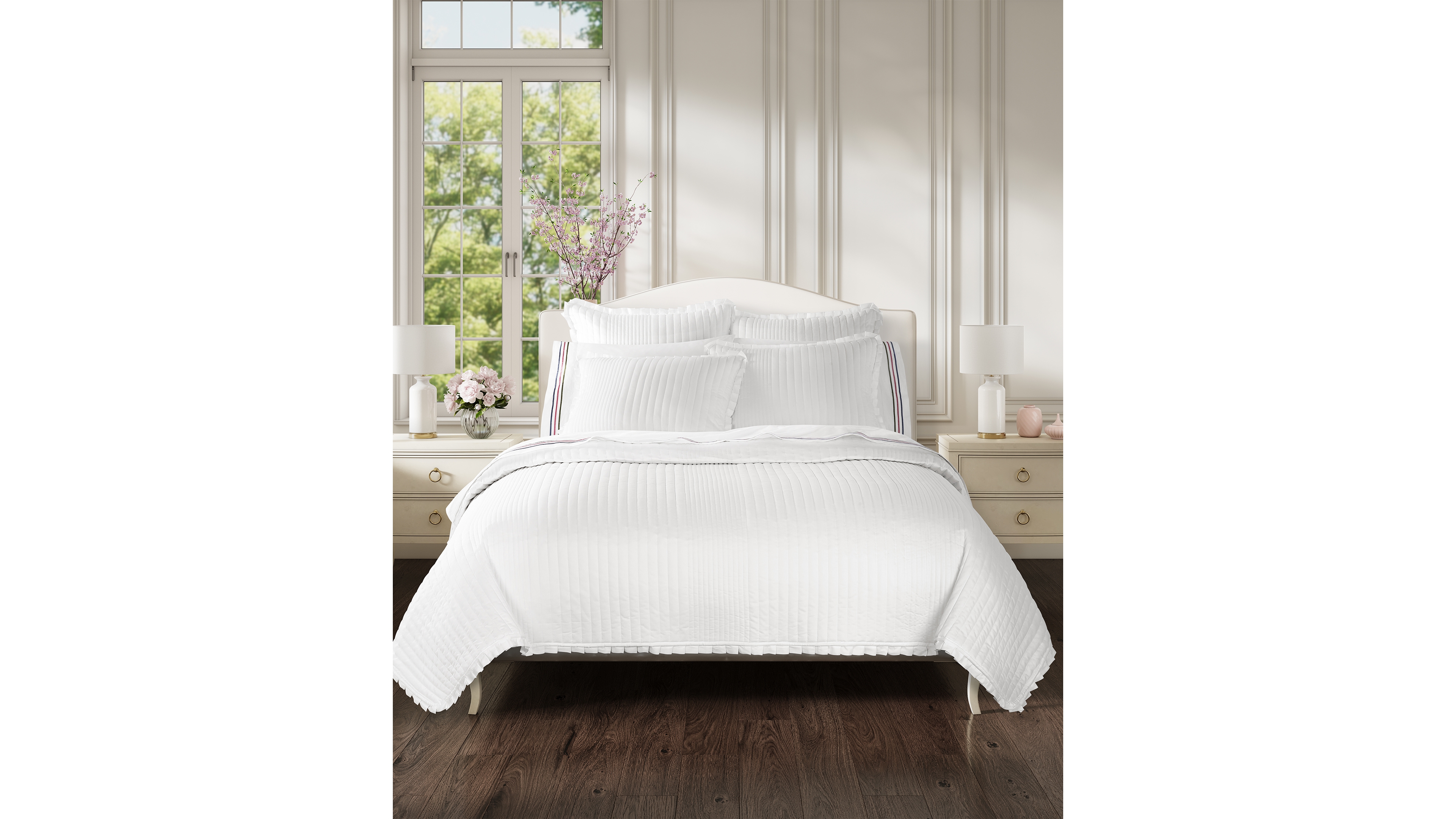 Piper & Wright Savannah Solid 3-Pc. Quilt Set, King/California King