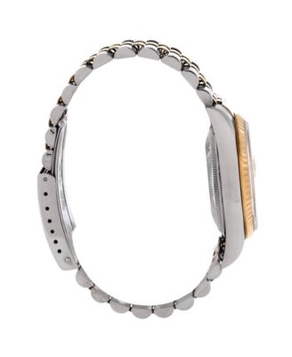 Oyster Perpetual Datejust Automatic Watch in Stainless Steel and Gold 36mm