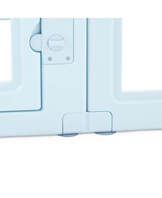 76" Dog Whelping Box with Transparent Window Playpen for Large Dogs