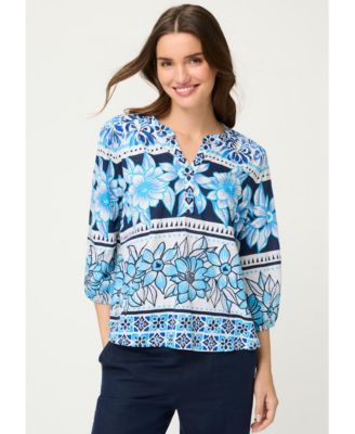 Women's Floral Panneaux T-Shirt