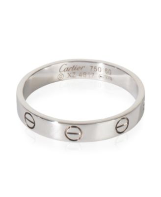 White Gold  Small Model Love Ring