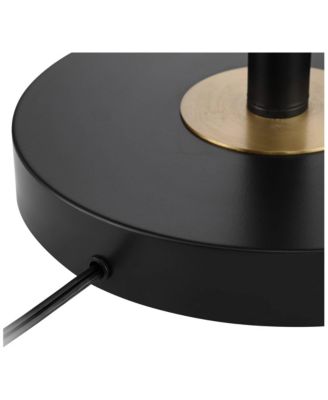 Modern Adjustable Floor Lamp with USB Charging Port 61" Tall Brass Living Room Reading