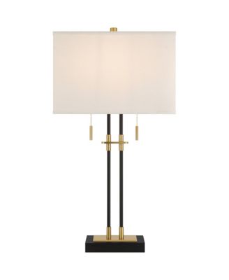 Stefano 30 1/4"H 2-Light Pull Chain USB Table Lamp Set of 2