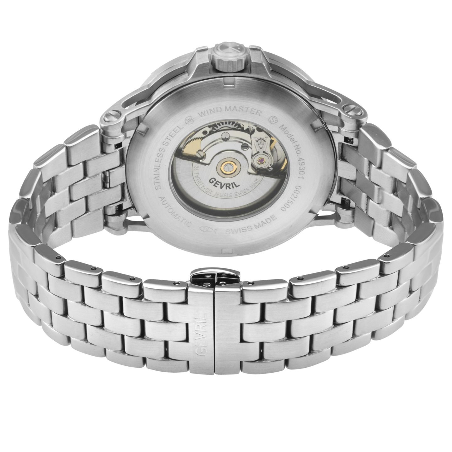 Мужские часы Gevril Wind master Swiss Automatic Bracelet Watch — фото 2
