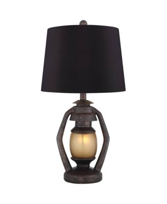 Horace 25.25" Tall Rustic Table Lamps, Set of 2