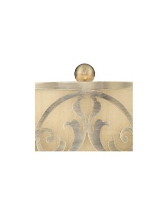 Doris Traditional Table Lamp with Marble Riser 30 1/2" Tall Brass stick Openwork Double Drum Shades for Living Room