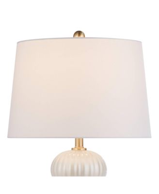 Possini Euro Grace 30"H Pearl Fluted Glass Table Lamp Set of 2