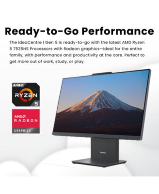 IdeaCentre I 27" All-in-One AMD Ryzen 5 16GB RAM AMD Radeon Graphics 1TB SSD Storage Windows 11 Home 100Hz