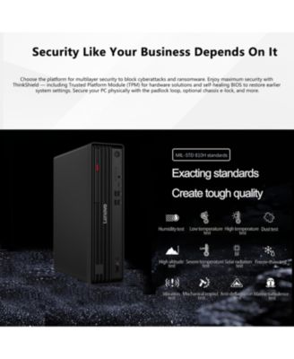 ThinkCentre M70s SFF Desktop Intel Core Ultra 7 64GB RAM Intel Graphics 2TB SSD Storage Windows 11 Pro