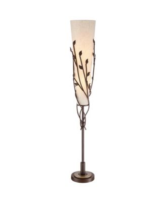 Folia Industrial Rustic 66" Tall Floor Lamp Smart Socket