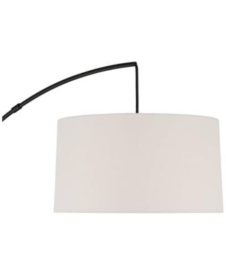 Cora Modern Industrial 72" Tall Arc Floor Lamp with Smart Socket Metal Drum Shade for Living Room Reading