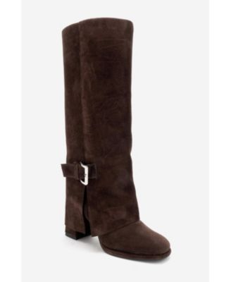 Women's Lojo Leather Block Heel Boot