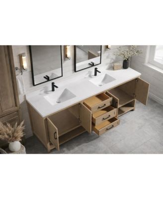 Venice 72" Bathroom Vanity Oak
