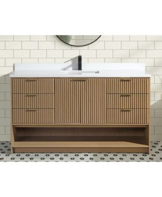 Diego 60" Bathroom Vanity Oak