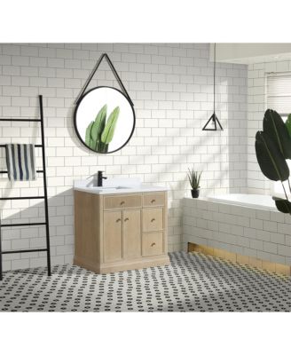 Redondo 36" Bathroom Vanity Ash Oak