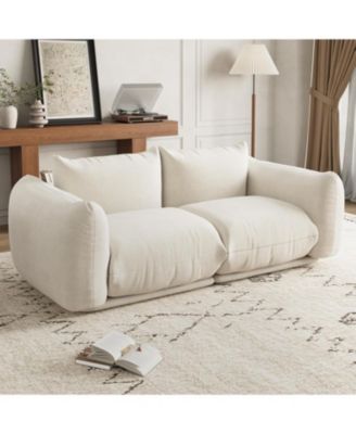 Modular Sectional Sofa, Chenille Cloud Couch with High Resilience Sponge for Living Room
