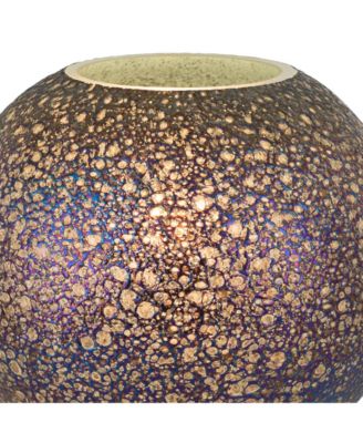 Pia 7 1/2" High Mosaic Glass Globe Accent Lamp