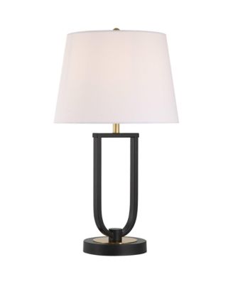 Pellana  Brass USB Table Lamp Set of 2
