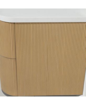 Chantal 30" Floating Bathroom Vanity Oak