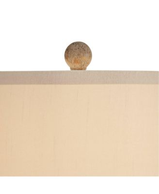 Gisele Cottage Table Lamps 24" High Set of 2 Lattice Column Tapered Drum Shade for Bedroom Living Room Bedside Nightstand Home