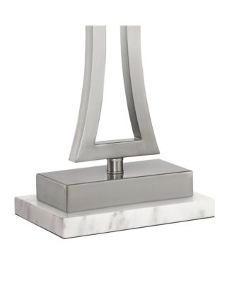 Roxie Modern Table Lamps Set of 2 with Marble Risers 31" Tall