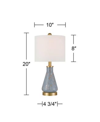 Alexia 20" High Small Modern Accent Table Lamps Set of 2