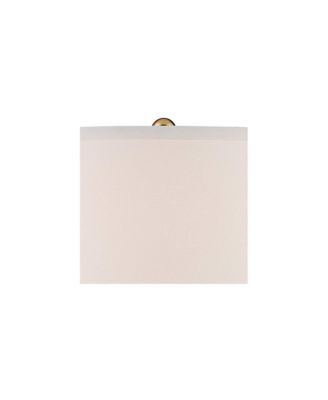 Modern Table Lamps 21" High Set of 2 Hexagonal Faux Marble and Gold Drum Shade for Living Room Family Bedroom Office