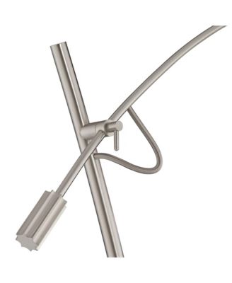 Raymond Modern 69" Tall Arc Floor Lamp with Smart Socket Raymond Nickel Adjustable  Shade for Living Room