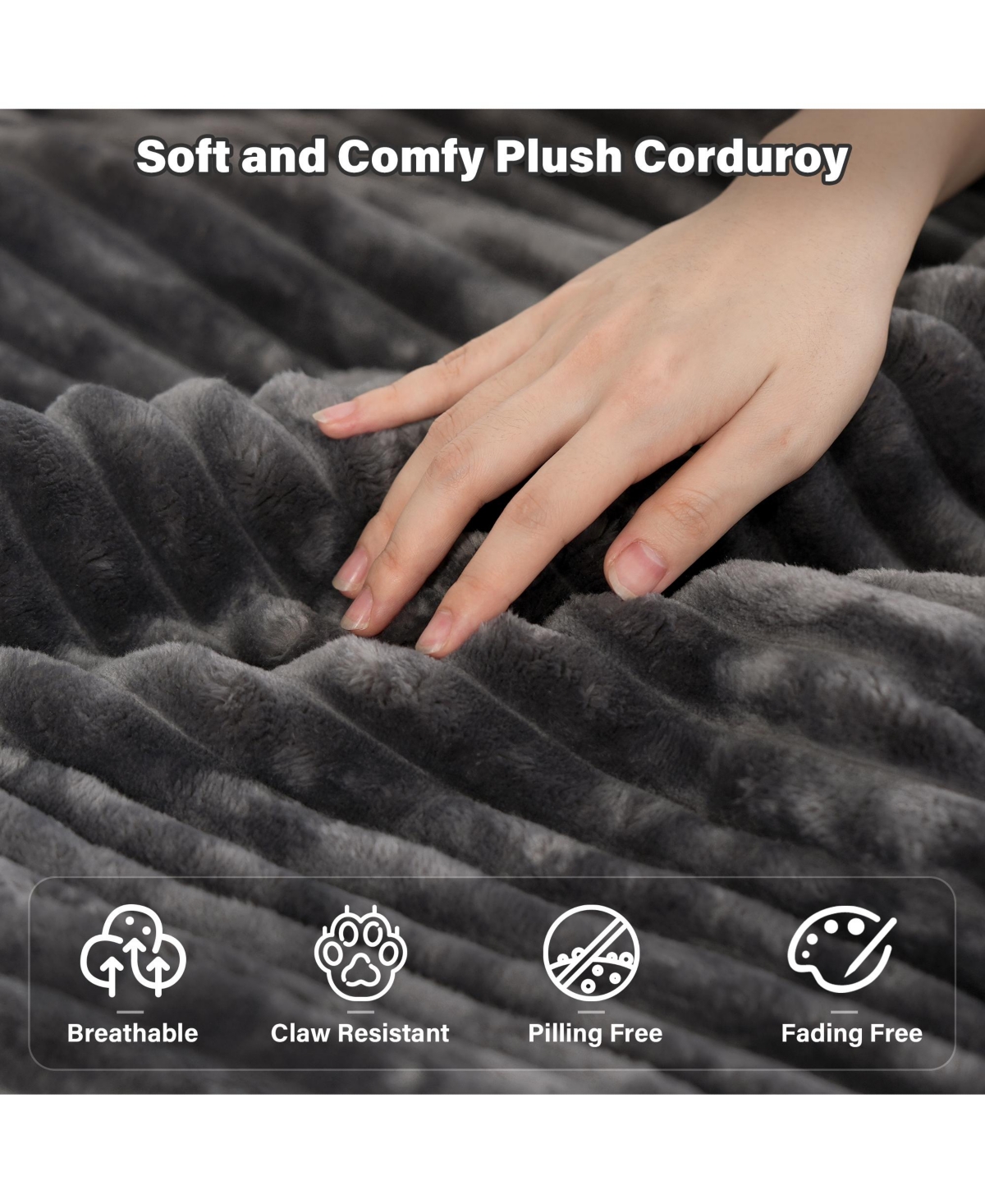 Xizzi -Piece Living Room Furniture Sectional Sofa, L-Shaped Deep Seat Cloud Couch with Chaise Ottoman