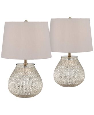 Country Cottage Accent Table Lamps 19 1/2" High Set of 2