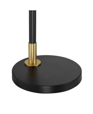 Baltar Modern 68 1/2" Tall Standing Floor Lamp Curved Arc Dimmable Metal Brass Finish Bedroom Dome Shade