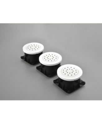 Complete Shower System with Rainfall Shower Head, Hand Shower, Slide Bar, 3 Bodysprays, Valve Trim and Lever Handles