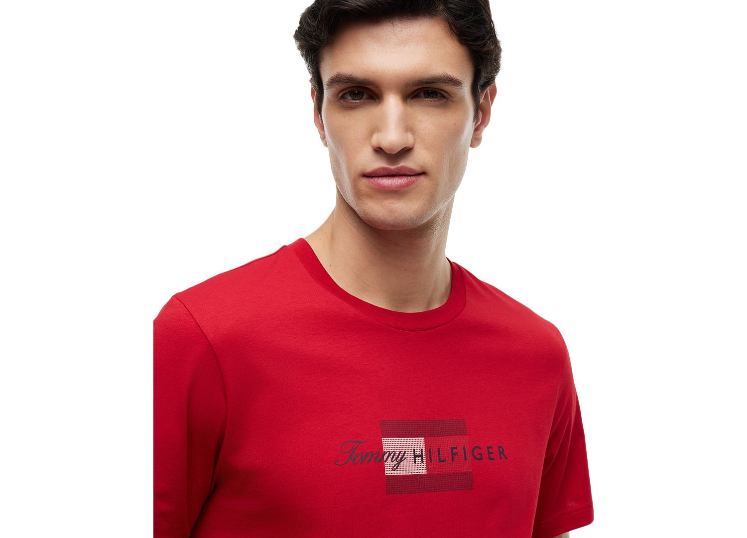 Men's Regular-Fit Script Flag T-Shirt
