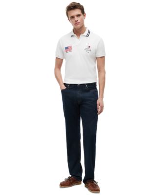 Men's Standard Country USA Regular-Fit Polo