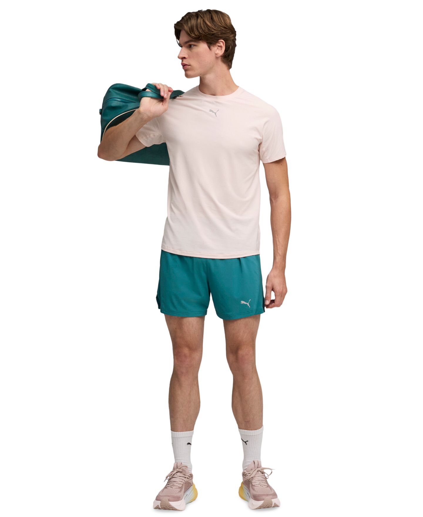 Мужские шорты Puma Run Velocity Active, цвет: Изумрудный ледяной — фото 2