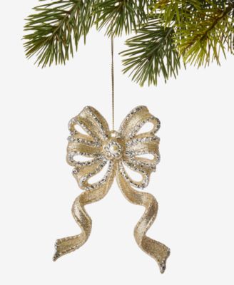 Christmas Glitters Bow Ornament