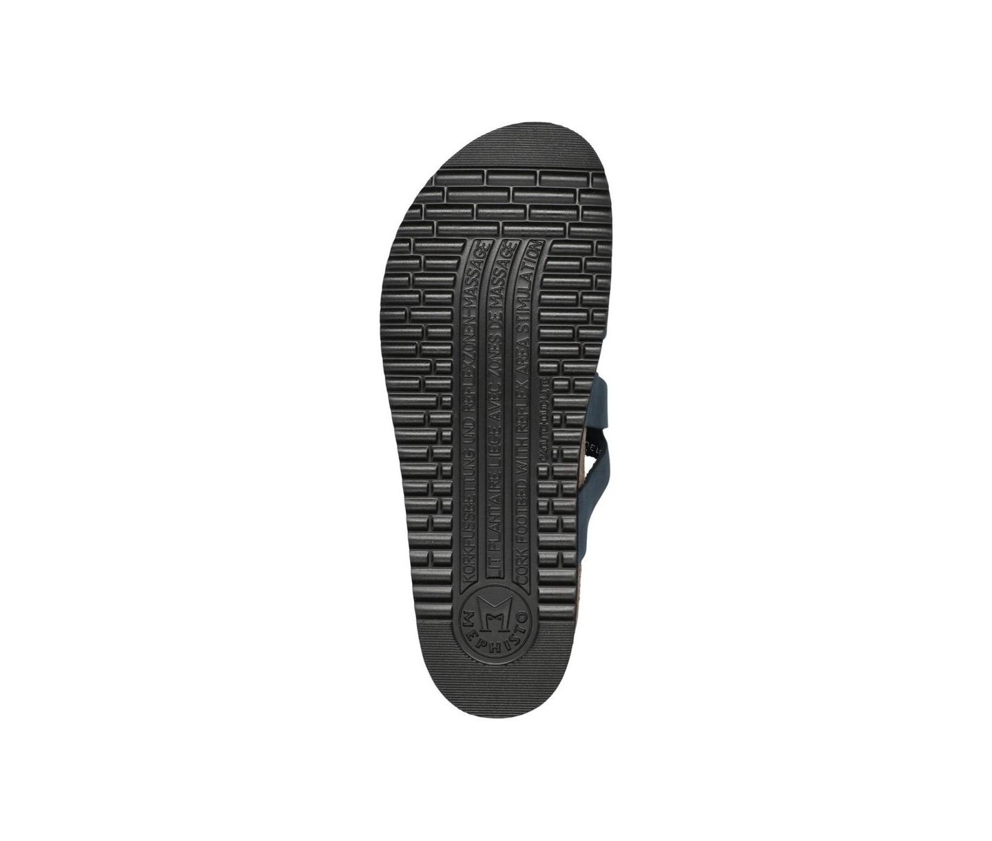 Женские сандалии Mephisto Hannel Nubuk Leather Sandal Navy, цвет: Тёмно-синий — фото 6
