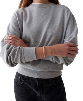 Enamel Hinged Spade Bangle Bracelet