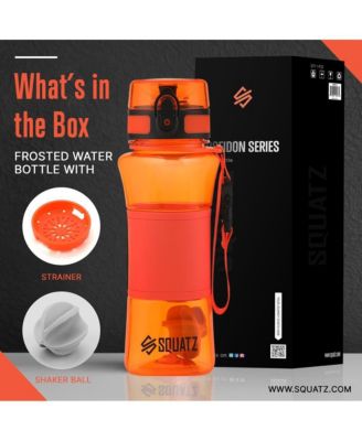 Sports or Shake Water Bottle with Fruit Infuser Strainer