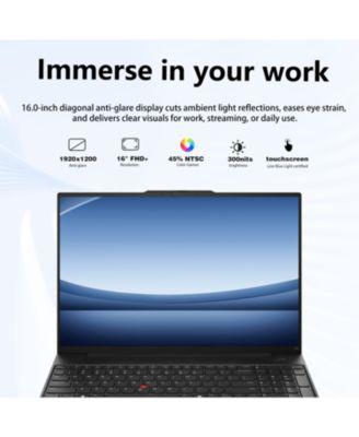 ThinkPad E16 16" Traditional Laptop Intel Core Ultra 7 64GB RAM Intel Graphics 1TB SSD Storage Windows 11 Pro 60Hz