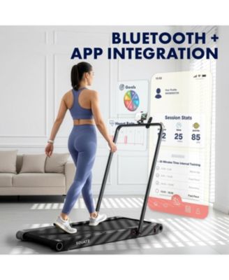 2-in-1 Walking Pad with Vibration Plates and Remote Control (SQWPVH15BK)