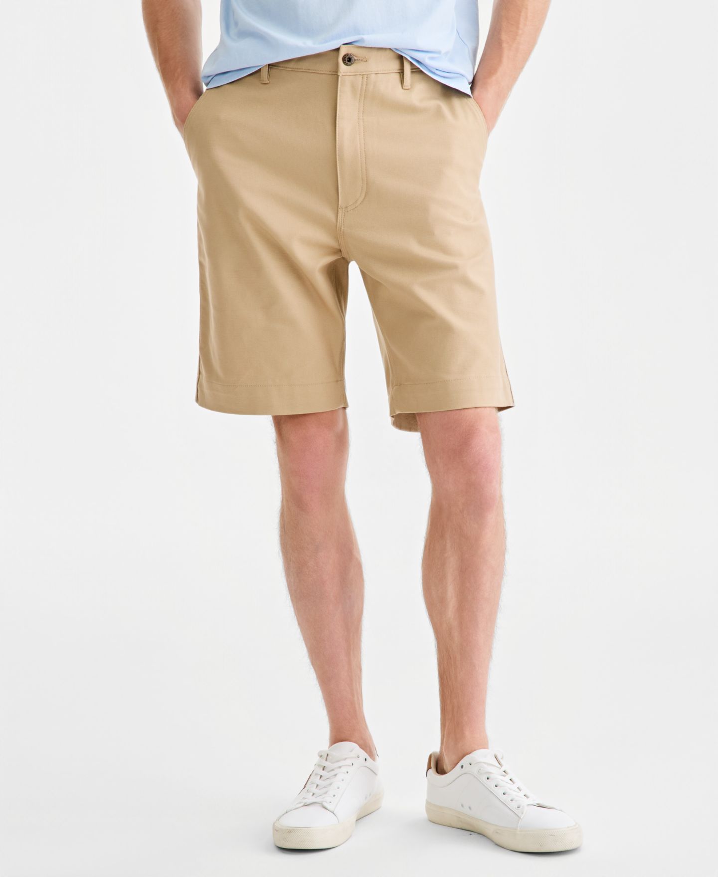 Мужские шорты Hugo Boss Galton Workwear, цвет: Средний бежевый — фото 2