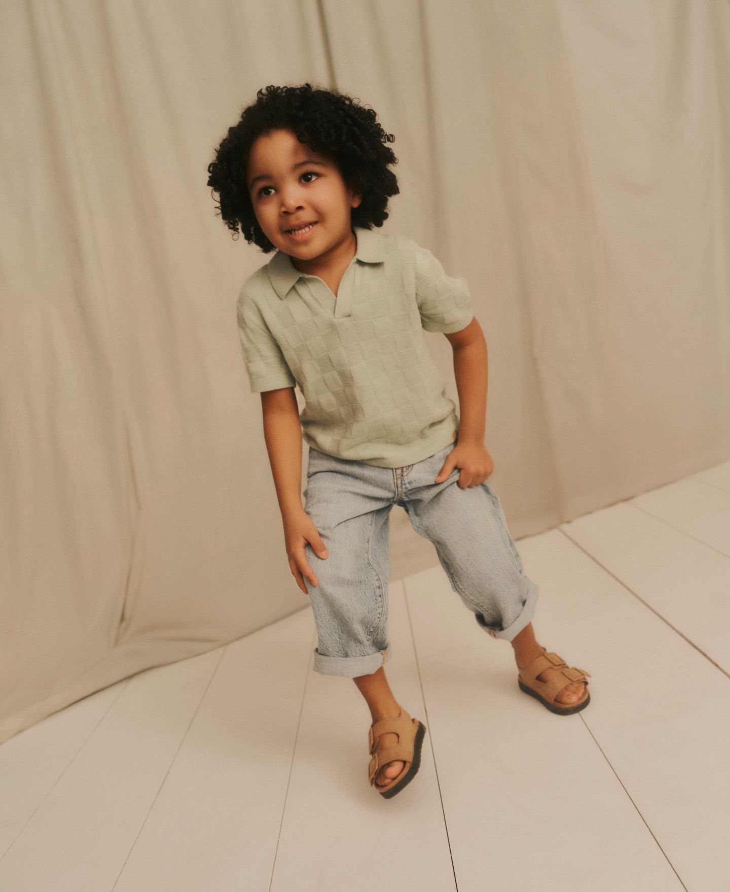 Джинсы abercrombie kids Baggy Fit Jeans для мальчиков-малышей, цвет: Синий — фото 4